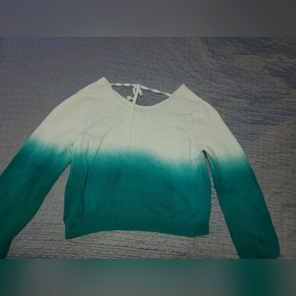Crop Ombre Sweater XXL